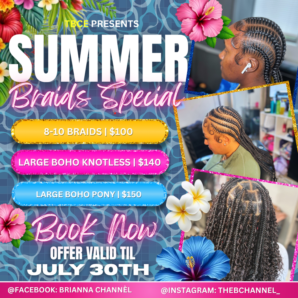 8-10 braids