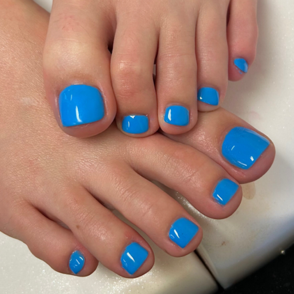 Pedicure With Gel Polish at The Refinery Salon in Brookhaven, MS