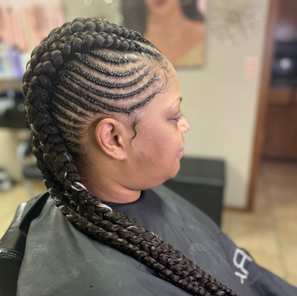 Design Style Braids w/ Extensions at Skinsational Beauty Boutique in Bethany, OK