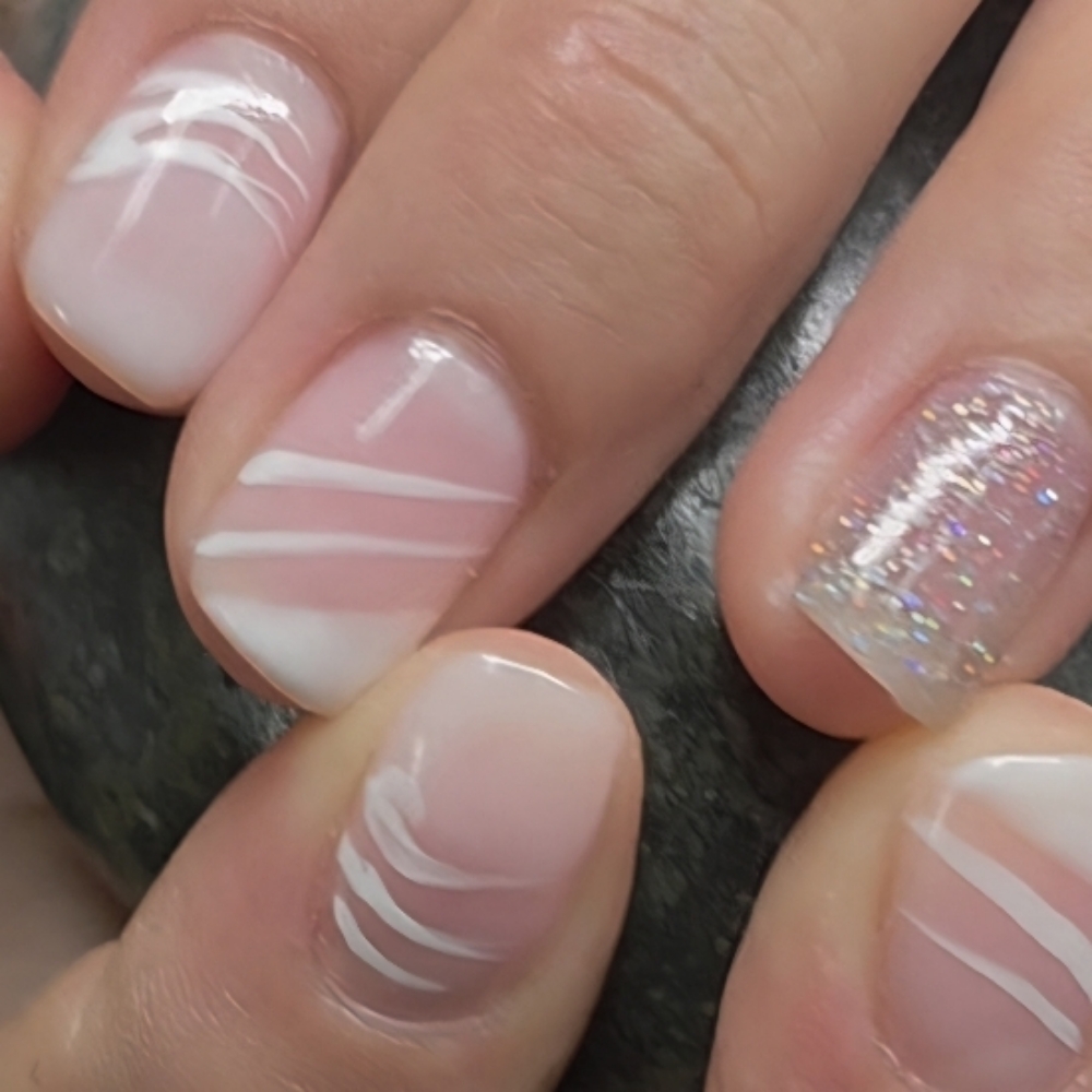 Gel Pedicure Design Add-On at Nancy's Naturals Salon in Cincinnati, OH