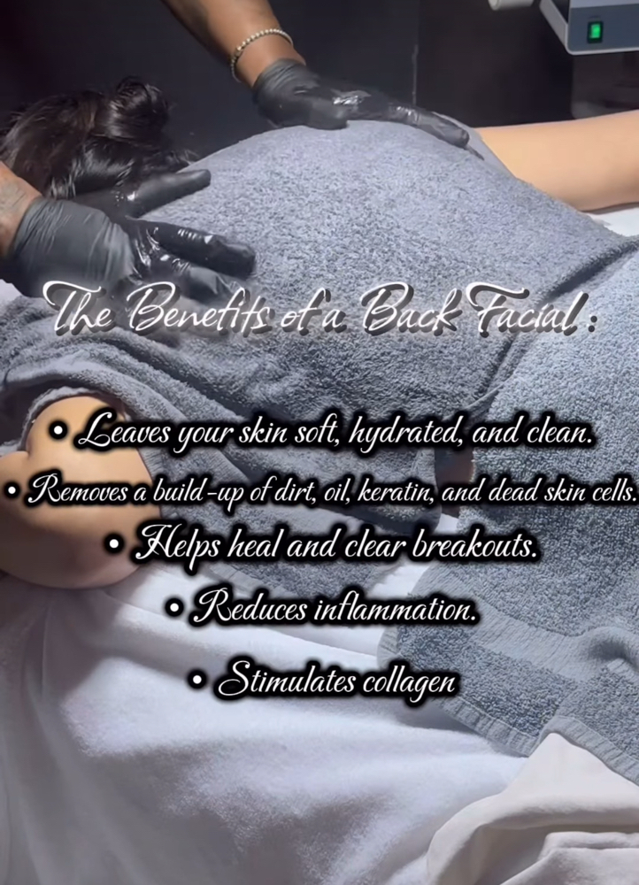 🌿 Back Facial Treatment at THE GLOW EXPERIENCE in Chicago, IL