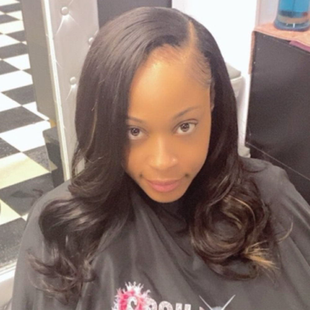 Traditional Sew In w/ Leave Out at Spoiled Bhaddie Beauty Studio in Live Oak, TX