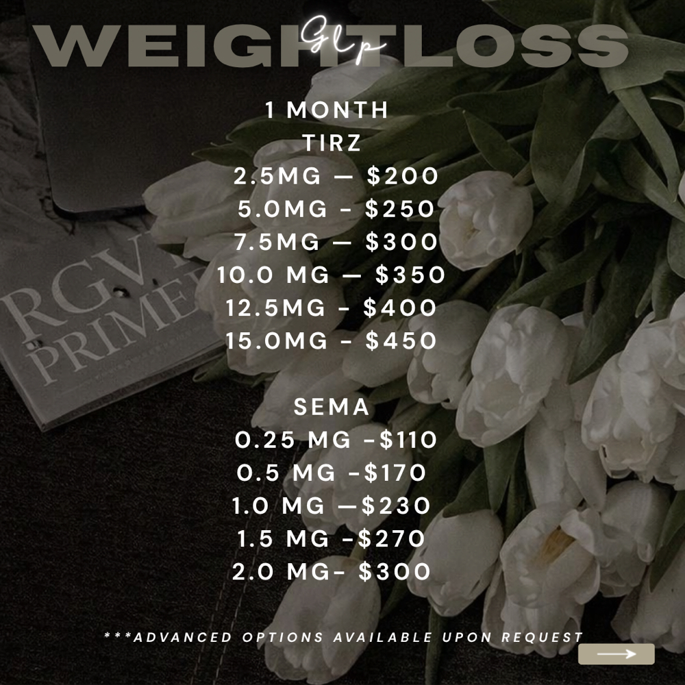 April Specials- Weightloss 🌸 at RGV PRIME AESTHETICS PLLC in Mcallen, TX
