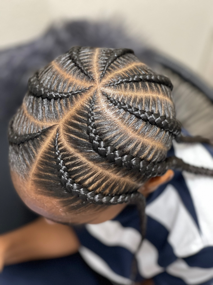 8 Simple Design Braids at Braids By Aurora in Houston, TX