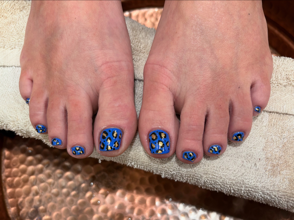 Gel Polish Addition To Your Pedi at Beauty Outlaws in everett, PA