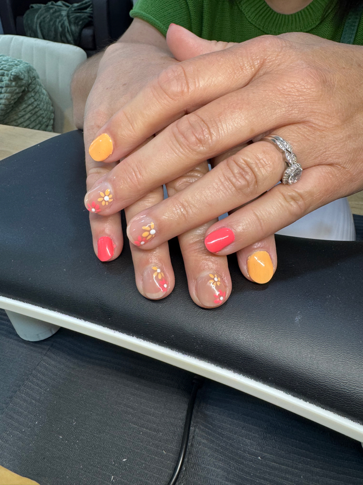 gel polish add on for pedicure