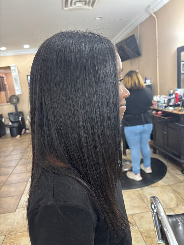 Press & Style Kid 10-14 at A&K Plush Hair in detroit, MI