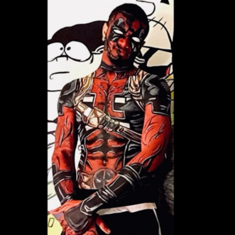 Men upper bodypaint Detailed at Janea Young in Anywhere, IL