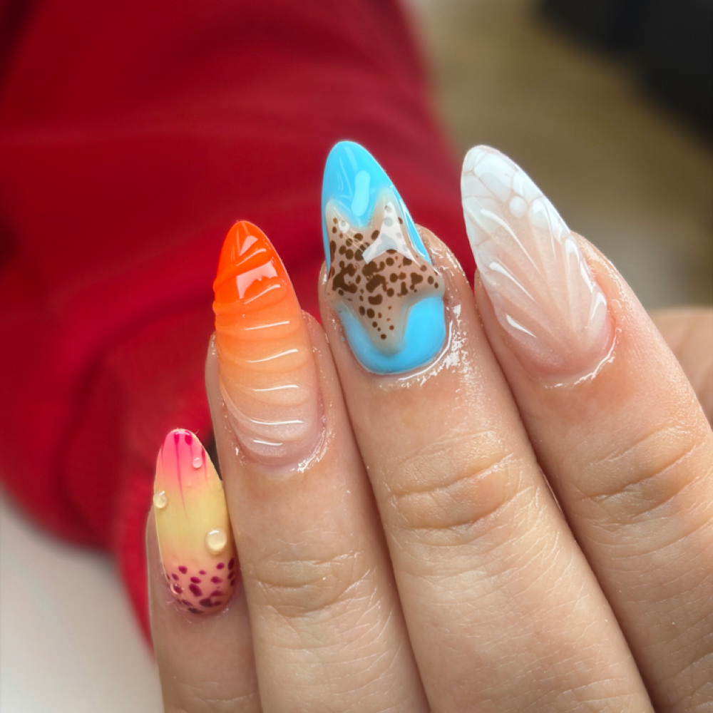 Acrylic Full Set at Who’s Nailing You in Temple, TX