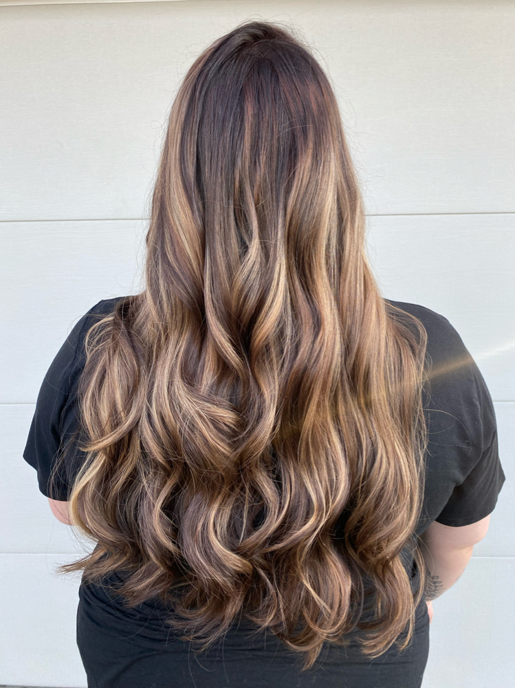 Reverse Balayage W/ Root Melt