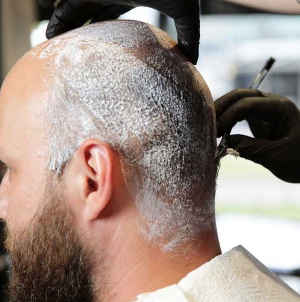 Shaving the head ( blade)