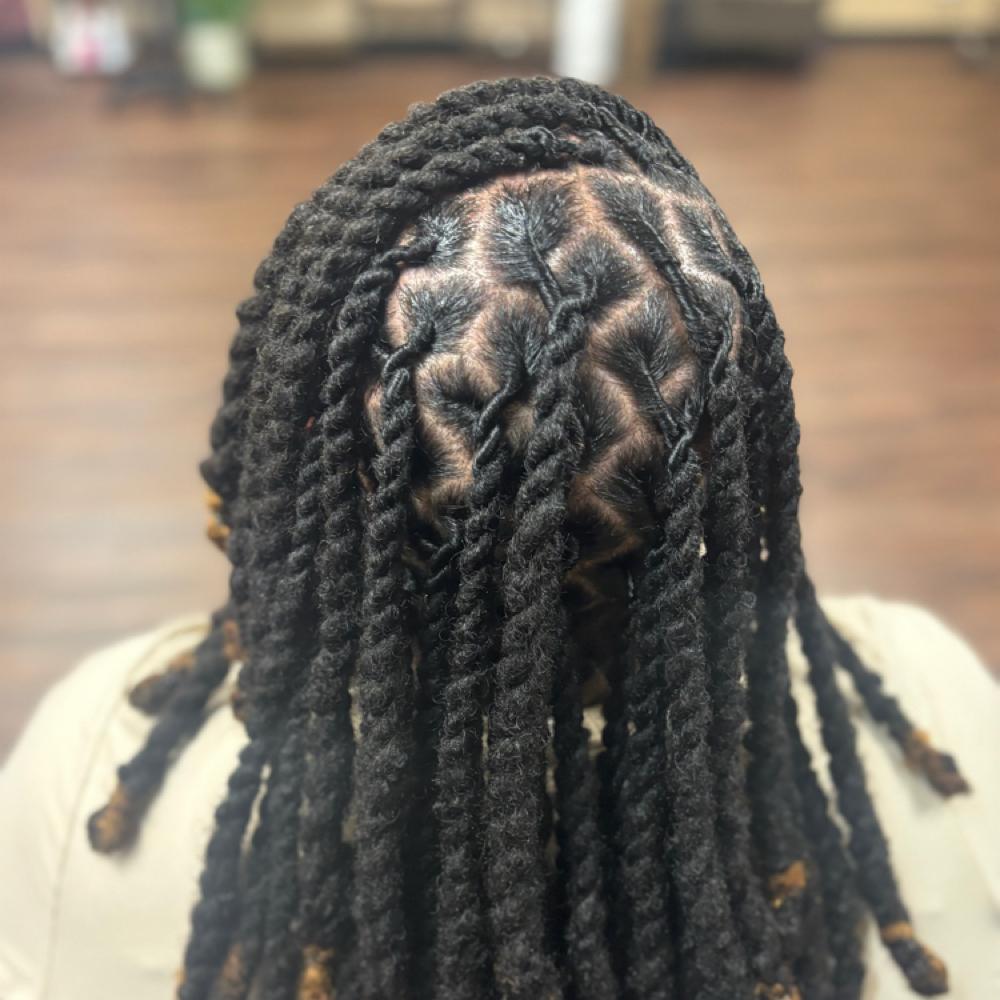 Loc Style  2 Strand Twist at Some Like It Loc’d in Chandler, AZ