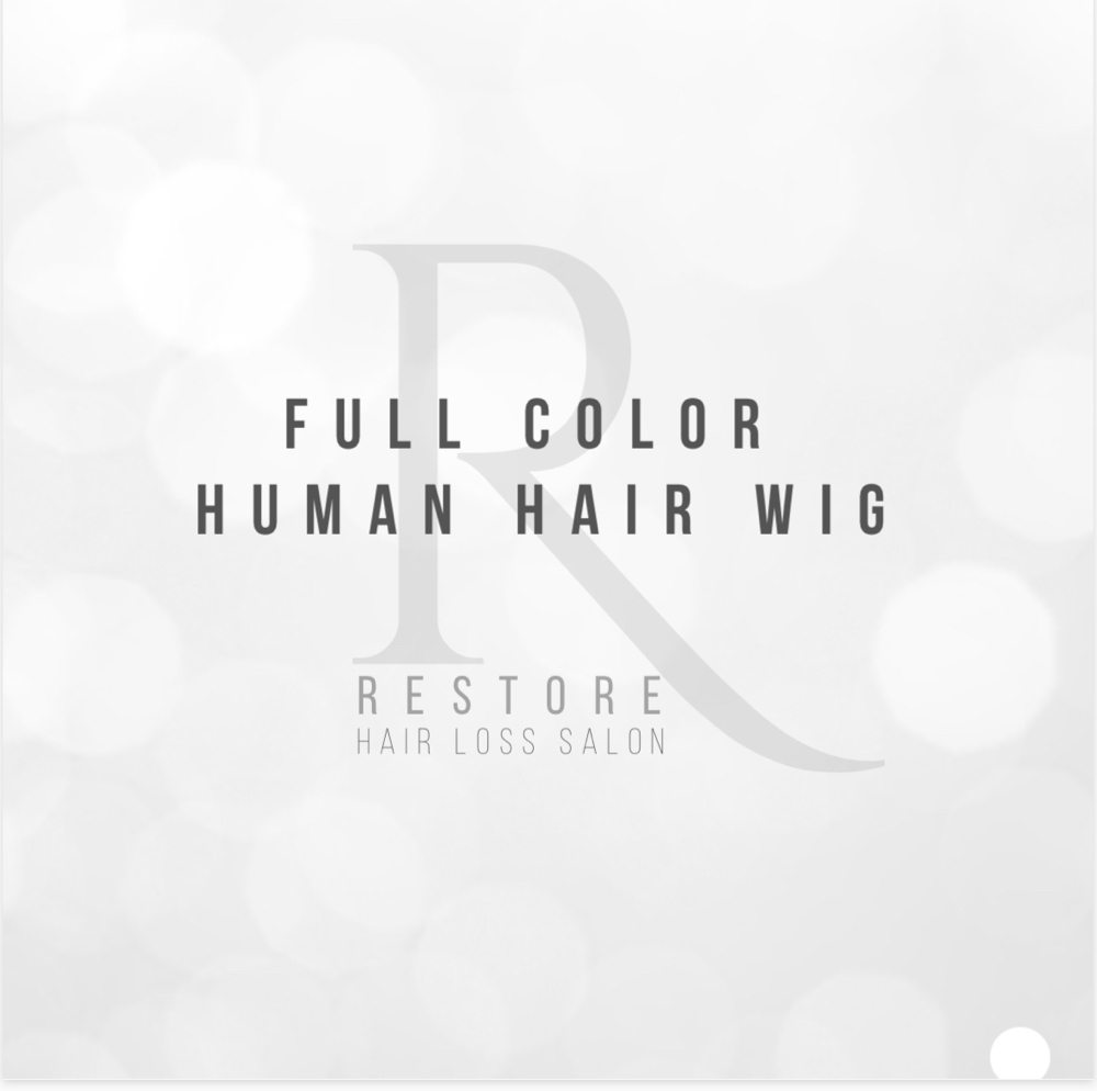 Full Color - Human Hair Wig