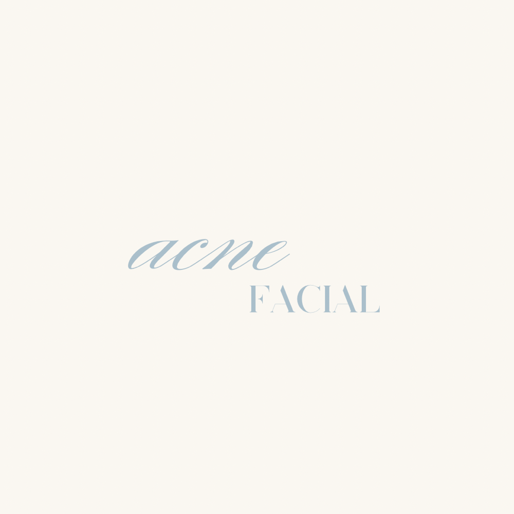 acne facial