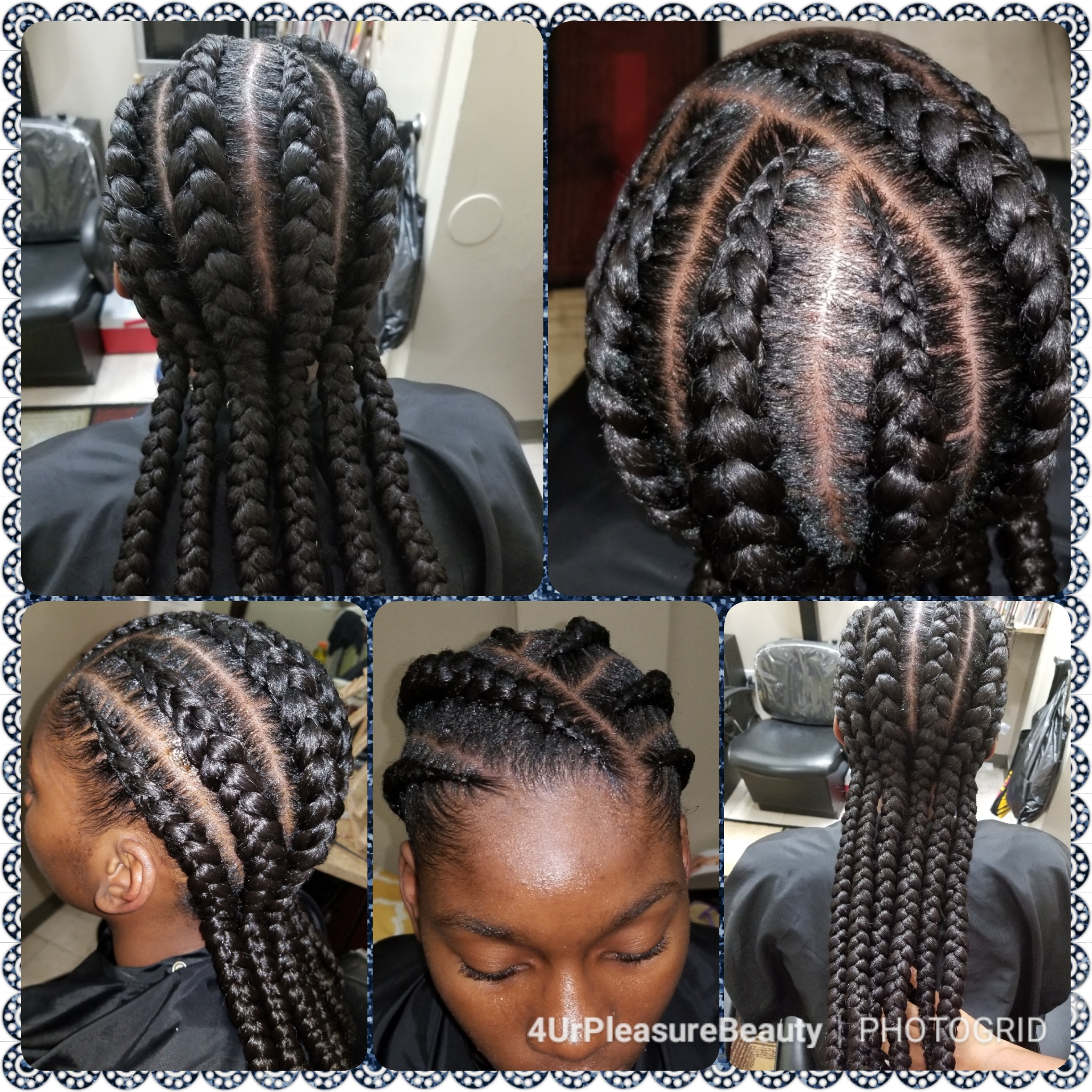 Ghana Braids/Feed-in Cornrows