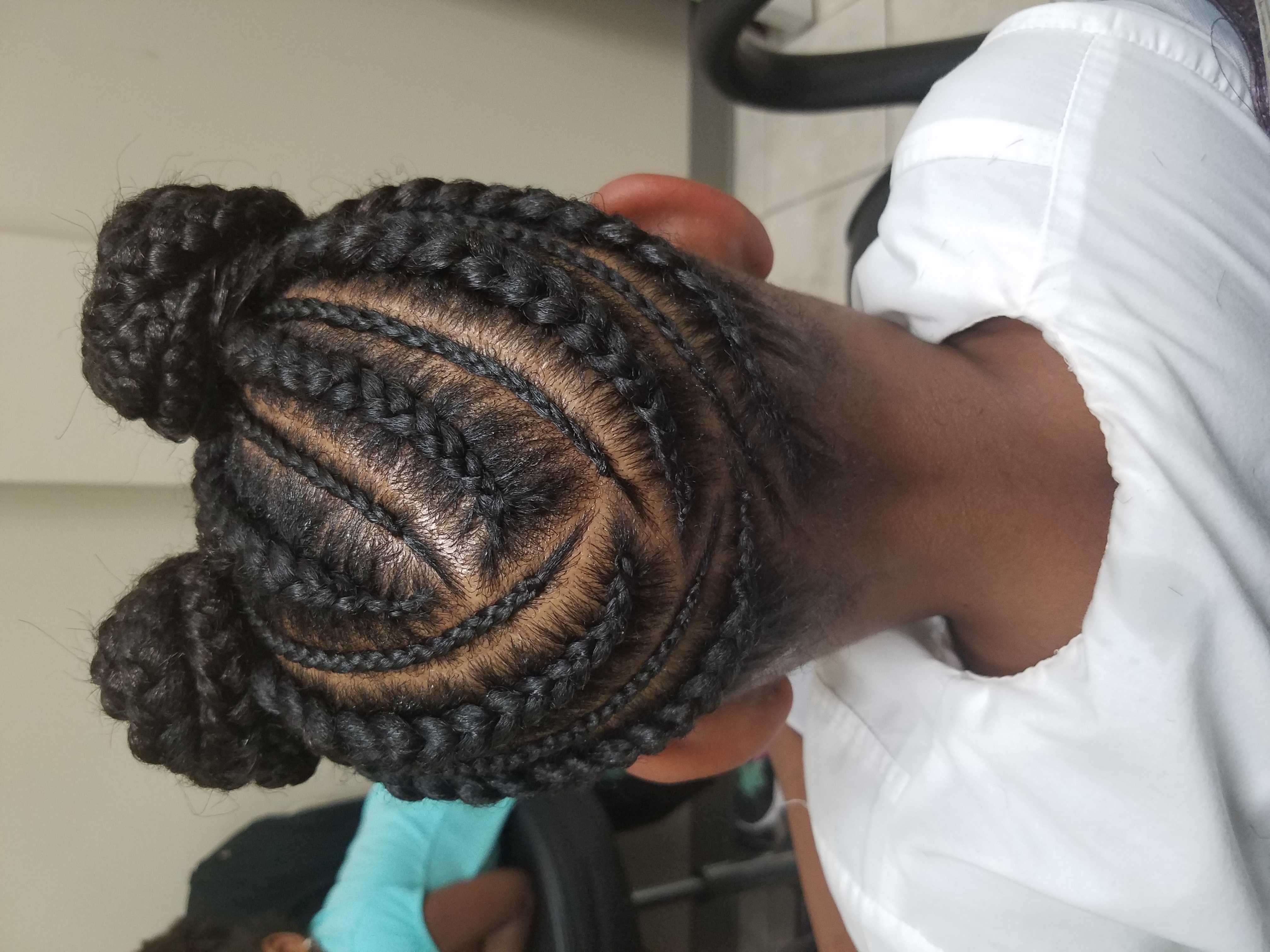 Natural Hair Style w/ hair Added