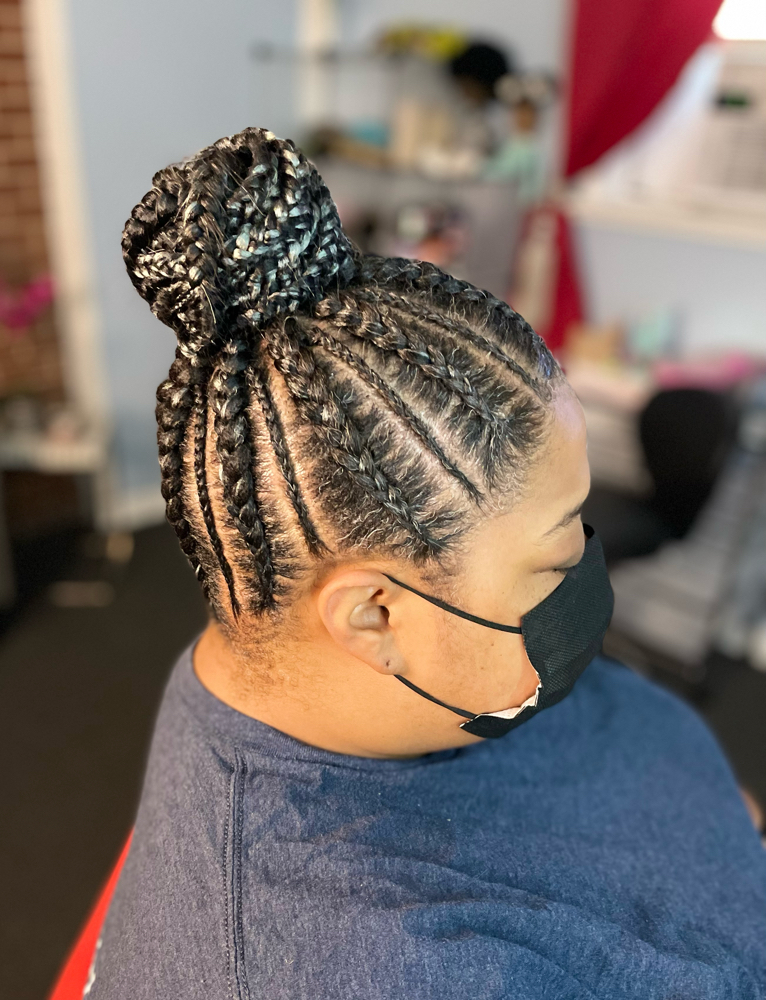 Braid Up Style at Crowned Hair in Augusta, GA