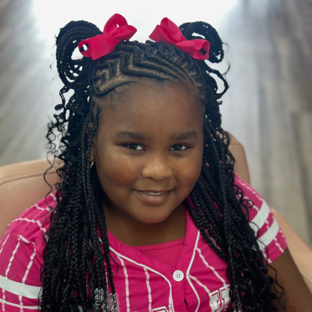 Kids braids at The Braid & Loc Nurse in Texarkana, TX