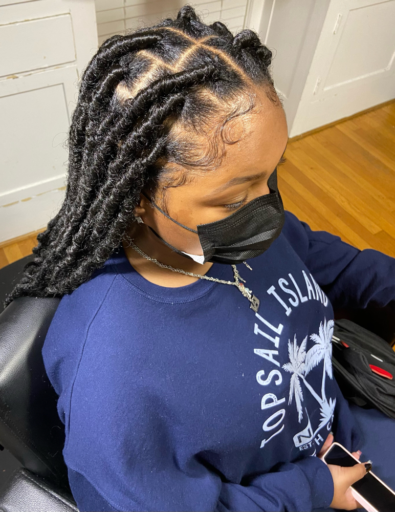 Butterfly locs (L)