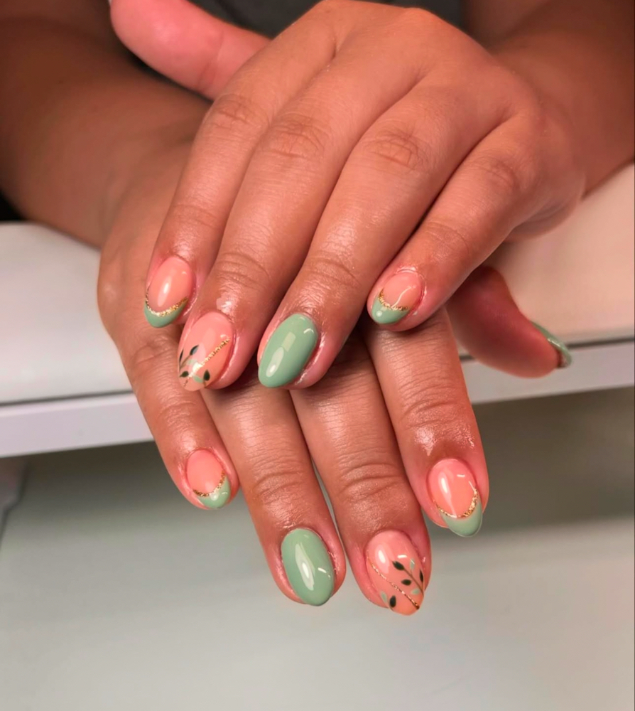 French Tips Gel Manicure