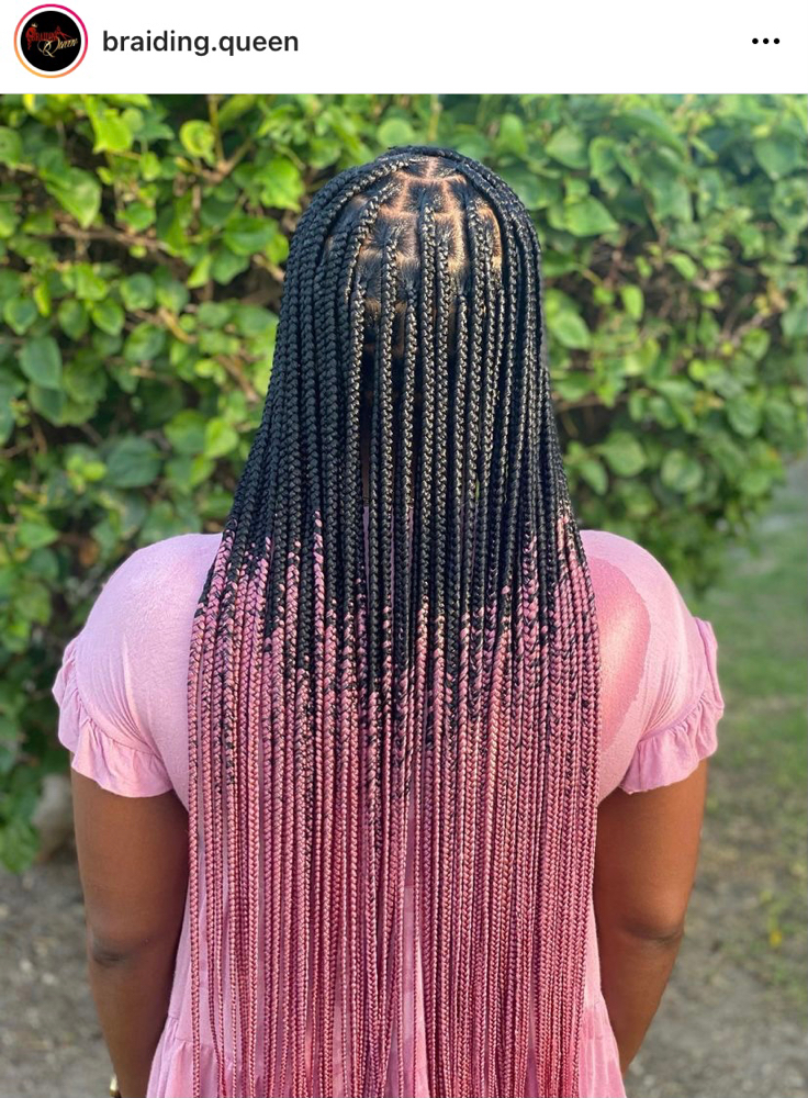 Small Knotless w/ Color Select Ends at Peaky Braids in Pine Bluff, AR