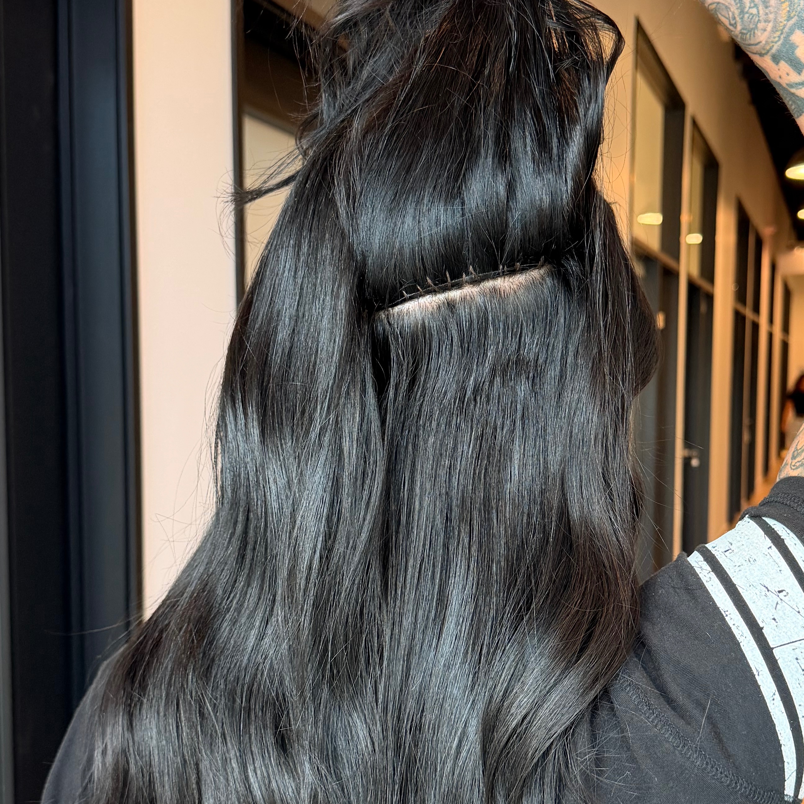 1 row of extensions at Hair by Tasha B in Santa clarita, CA