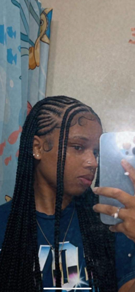 Small Fulani Braids at StyledBy Ty in Milwaukee, WI