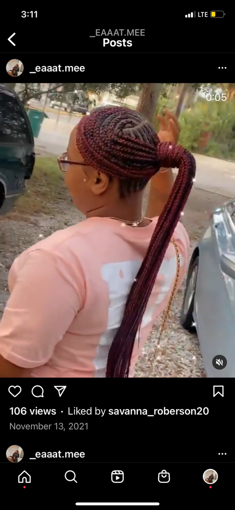 Braided Swoop Ponytail