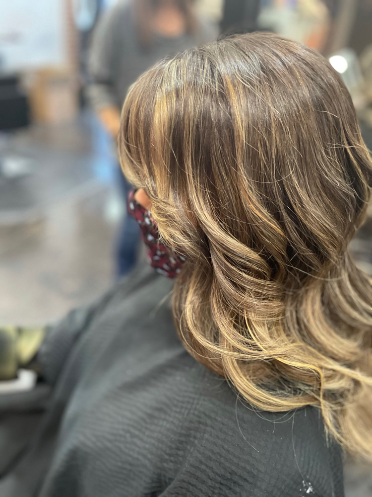 Balayage with Haircut/Style