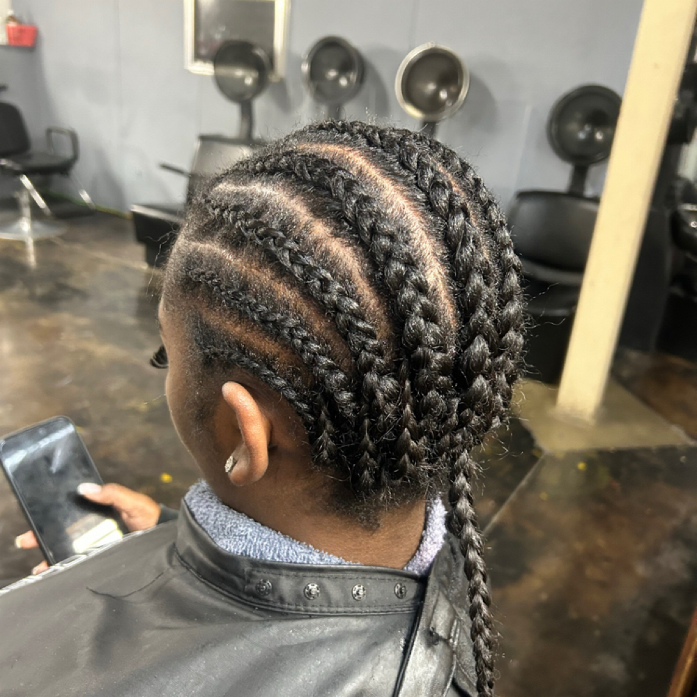 Braid Down at JB's Hair Haven in Little Rock, AR