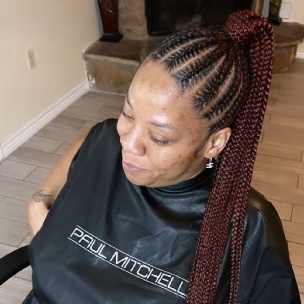 Feed In Ponytail / Medium