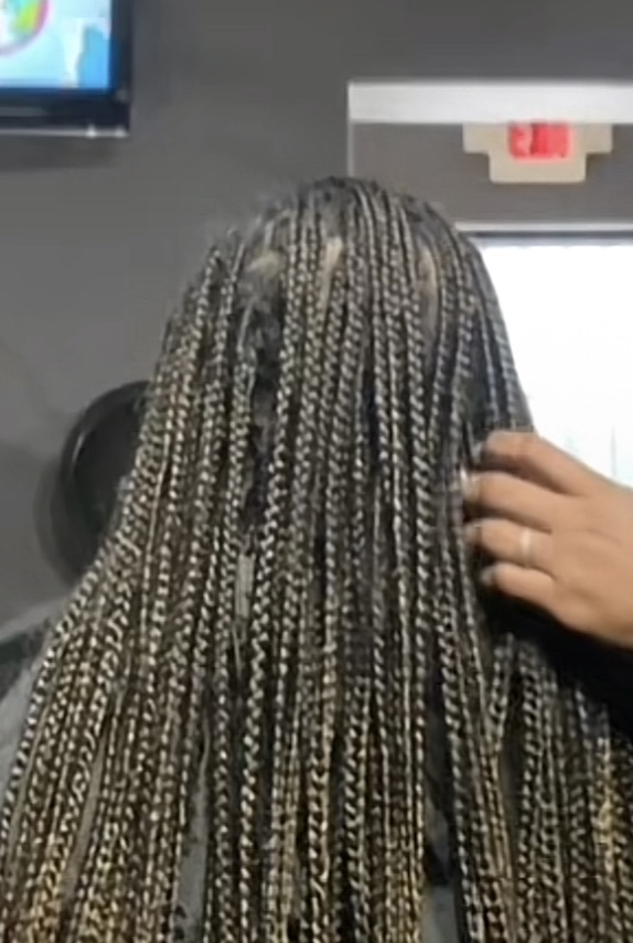 Small Knotless Braid Takedown