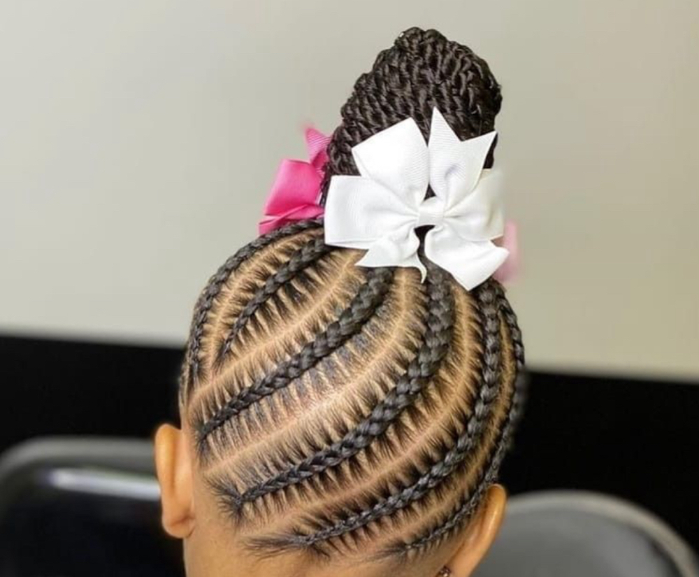 Kids Braid Updo