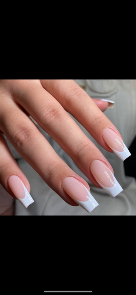 Acrylic Pink & White
