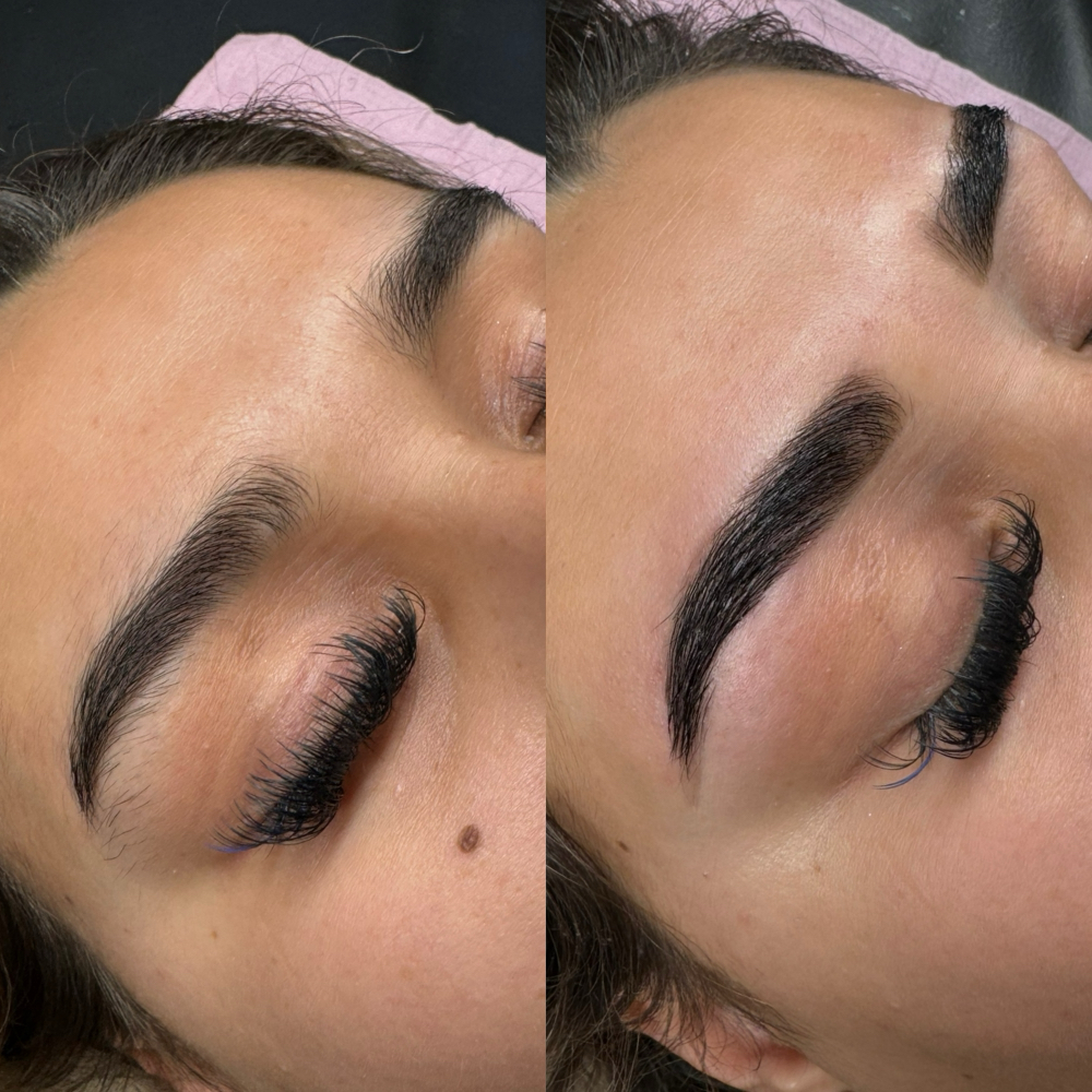 Brow Lamination, Wax & Tint