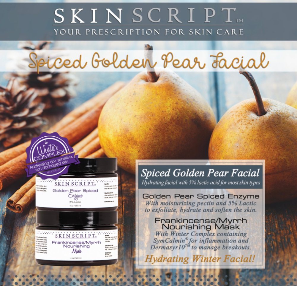 Spiced Golden Pear Facial