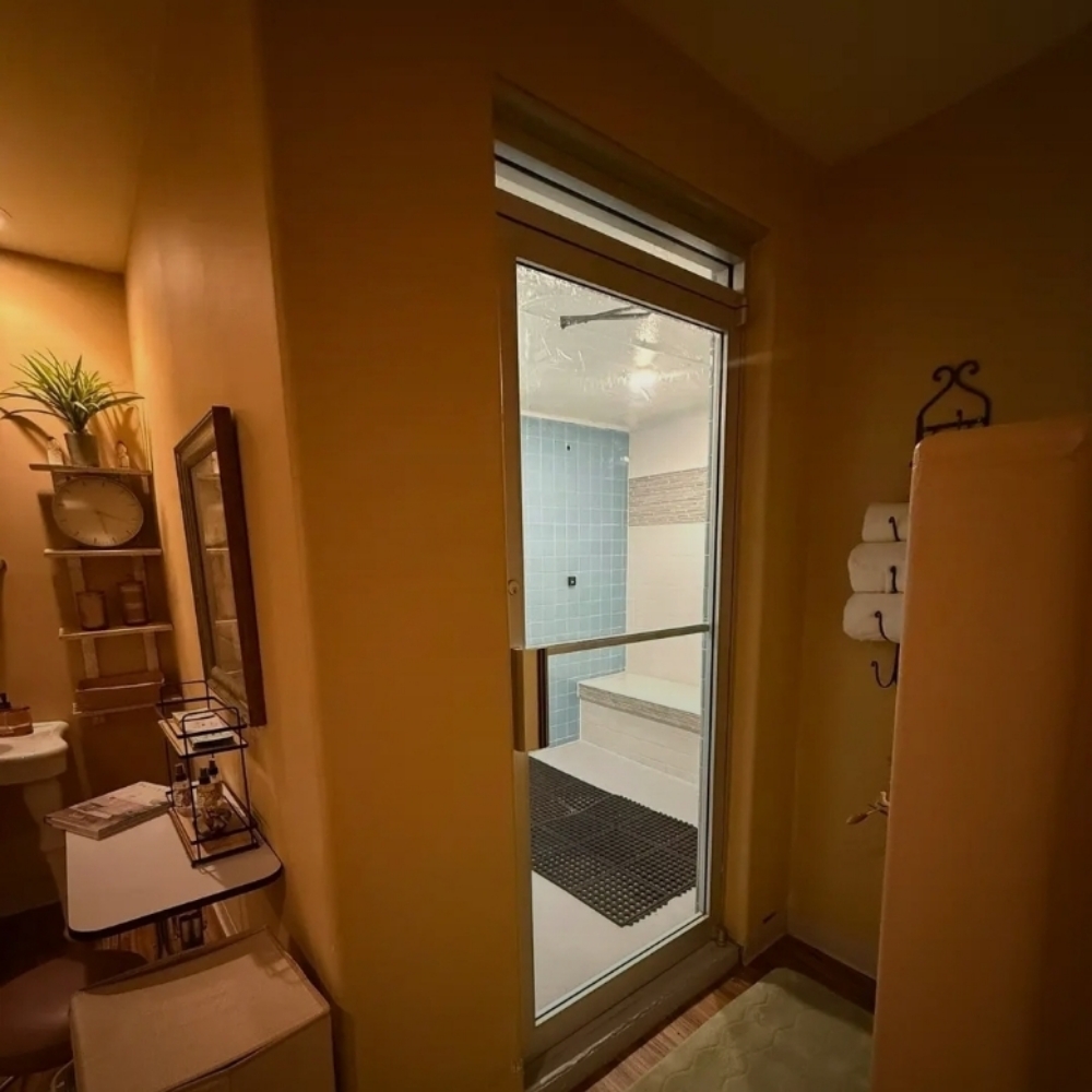 Steam Shower at Aligned Massage & Wellness in Shenandoah, IA