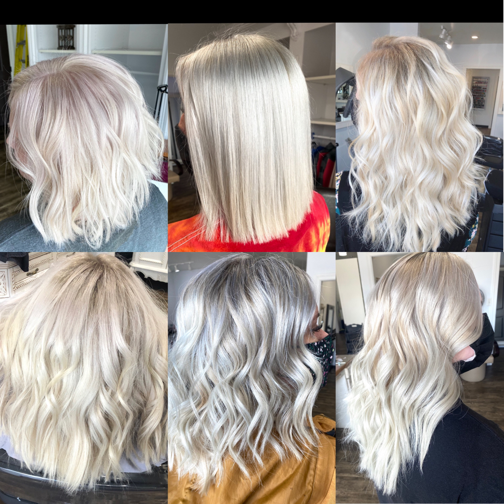 Retouch- Root Blonding (On Scalp)