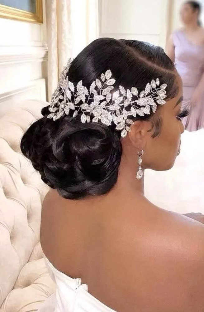 Bridal Hairstyle🎀 at GLAMS BY LOURIAM in Harrisonburg, VA