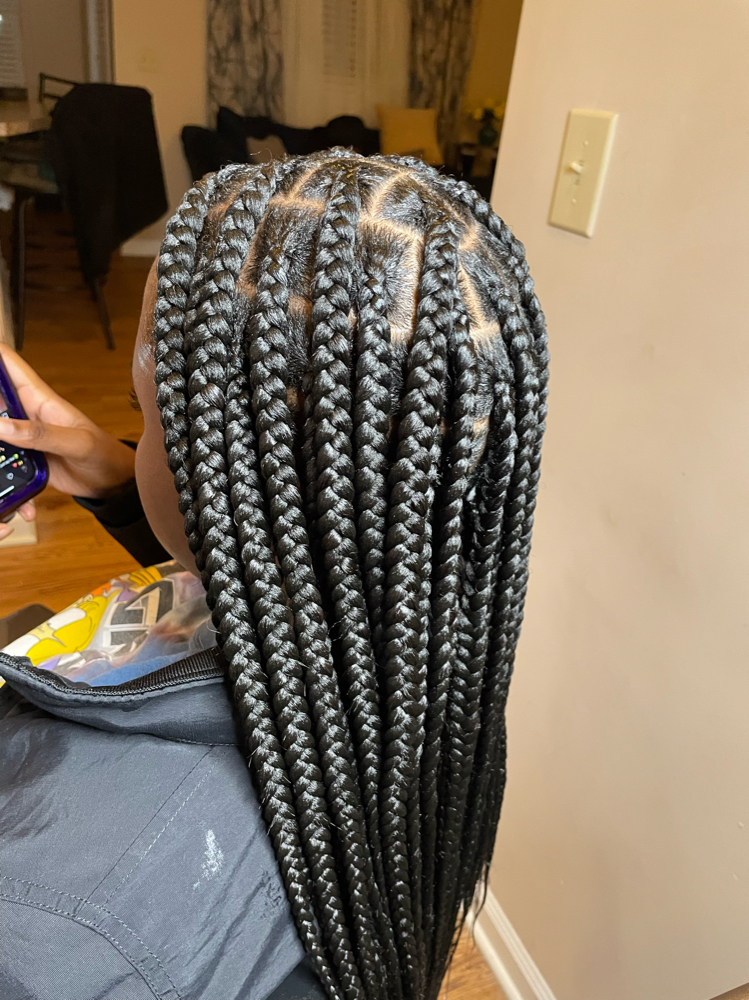 Large Knotless Braids at Hair By J. Lex in Eutawville, SC