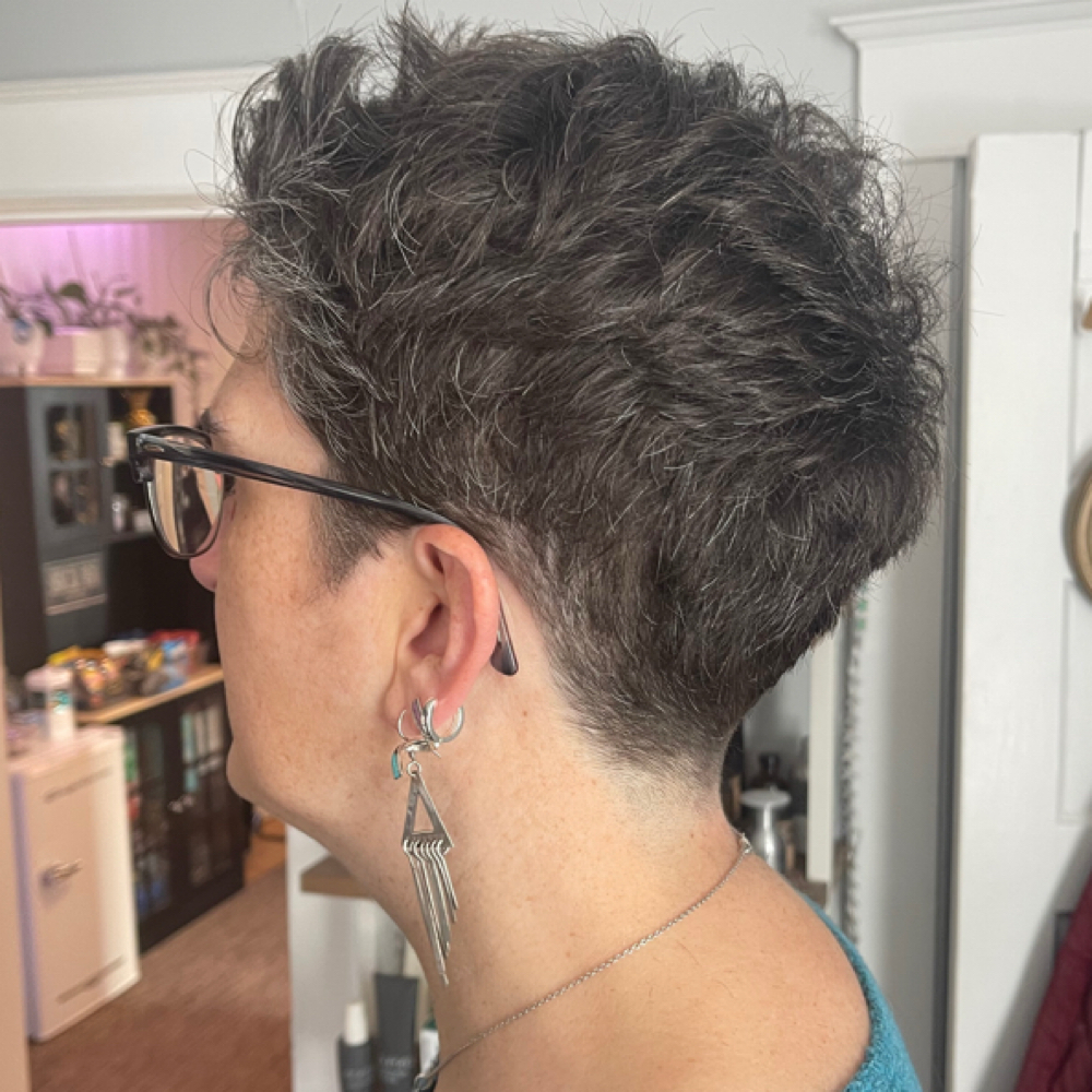 Shorty Haircut at Nice Hair in Fredericksburg, VA