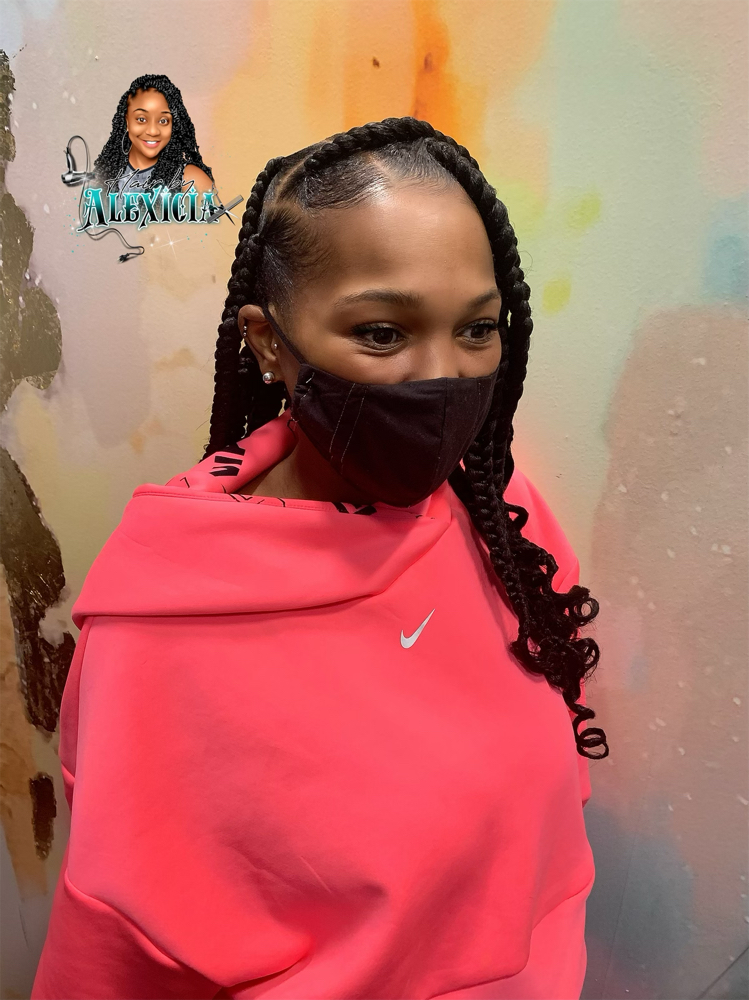 Jumbo Doll Baby Braids + Rod Ends