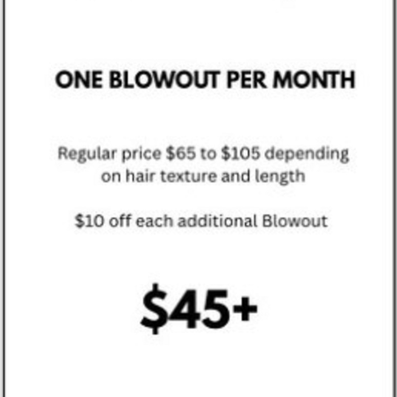 The Signature Membership at Beauty Blowout Bar Salon in San Antonio, TX