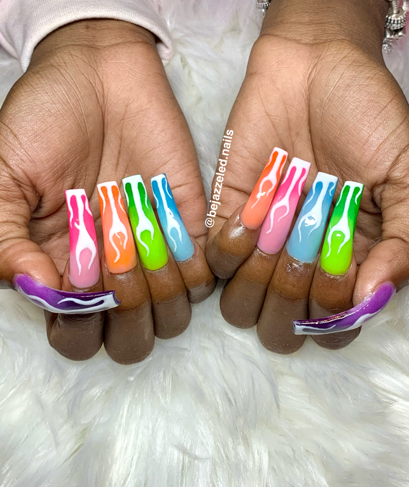 Glow In the Dark Ombre Acrylic