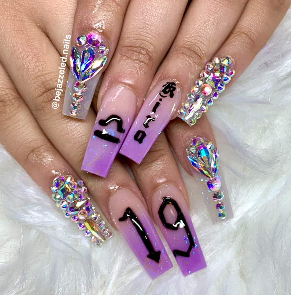 Bejazzeled Birthday Nailz