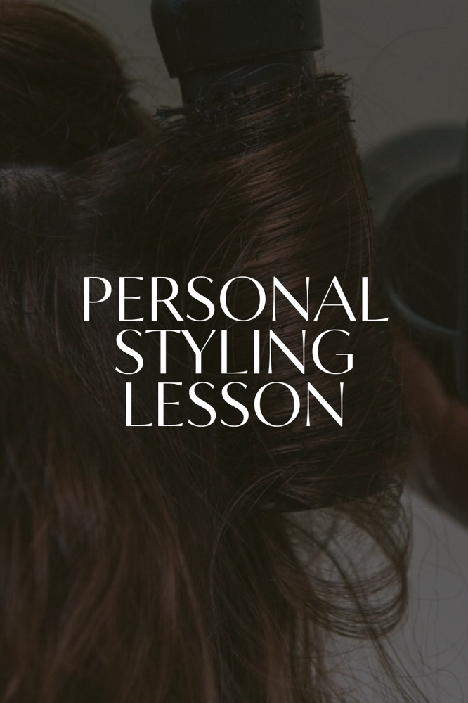 PERSONAL STYLING LESSON