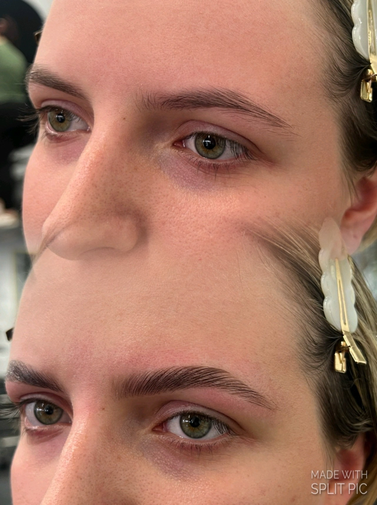 Brow Lamination + Wax/Tweeze