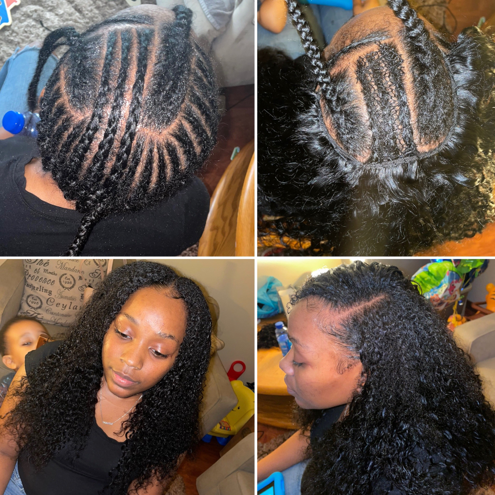 Flip Over Method Sew In