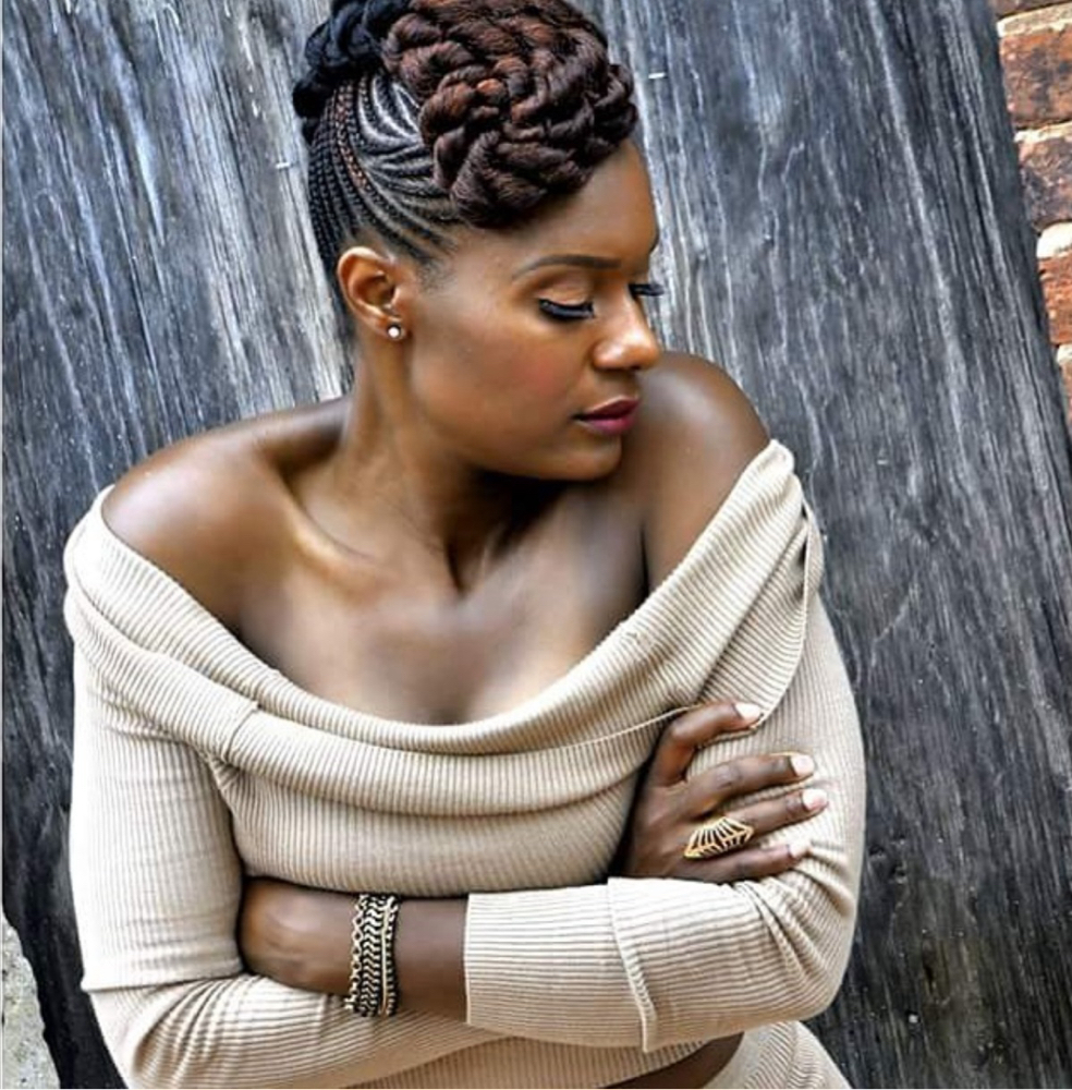 Classy Updo at Boobabe Braidn Bar in Oxon Hill, MD