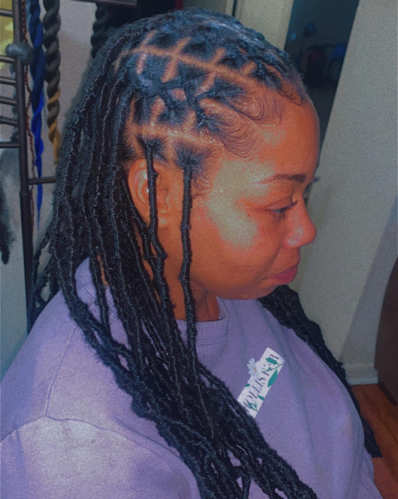Criss Cross Knotless Soft Locs